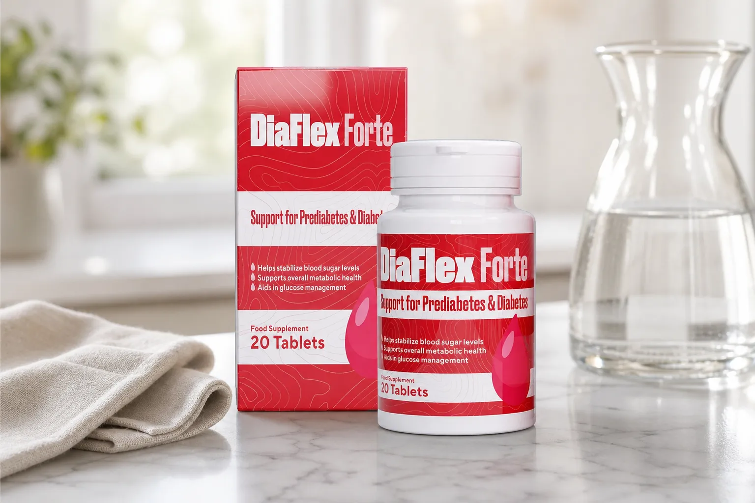 DiaFlex Forte — el envase en el día a día