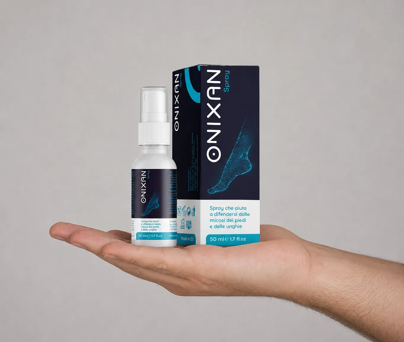 ONIXAN — el envase en la mano