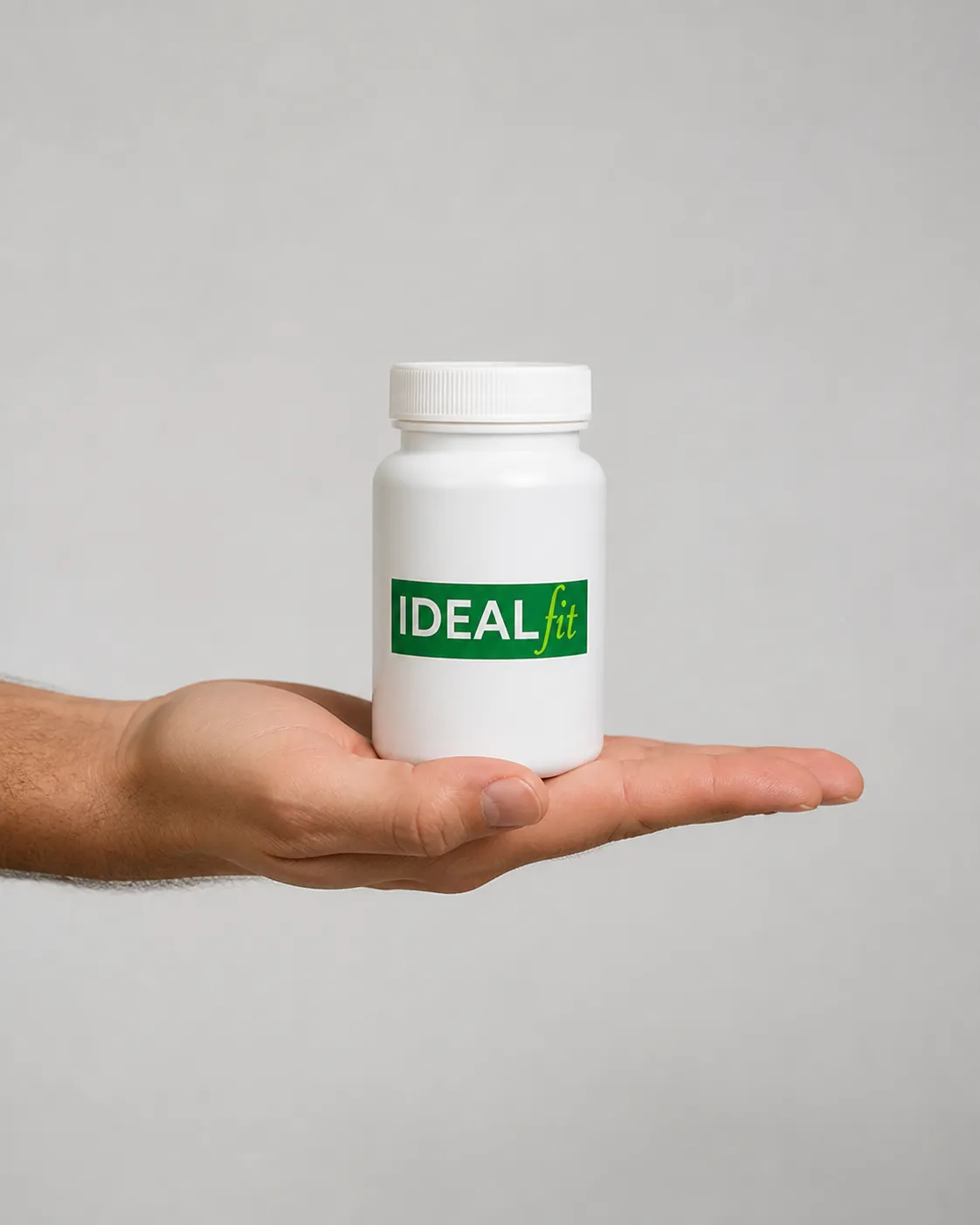 IdealFit — el envase en la mano