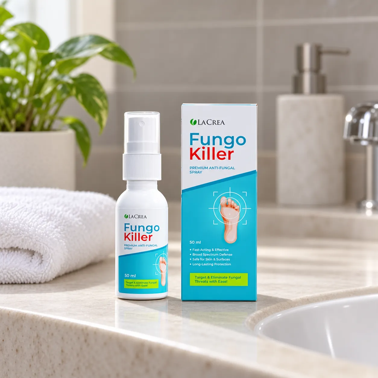 Fungokiller — el envase en el día a día