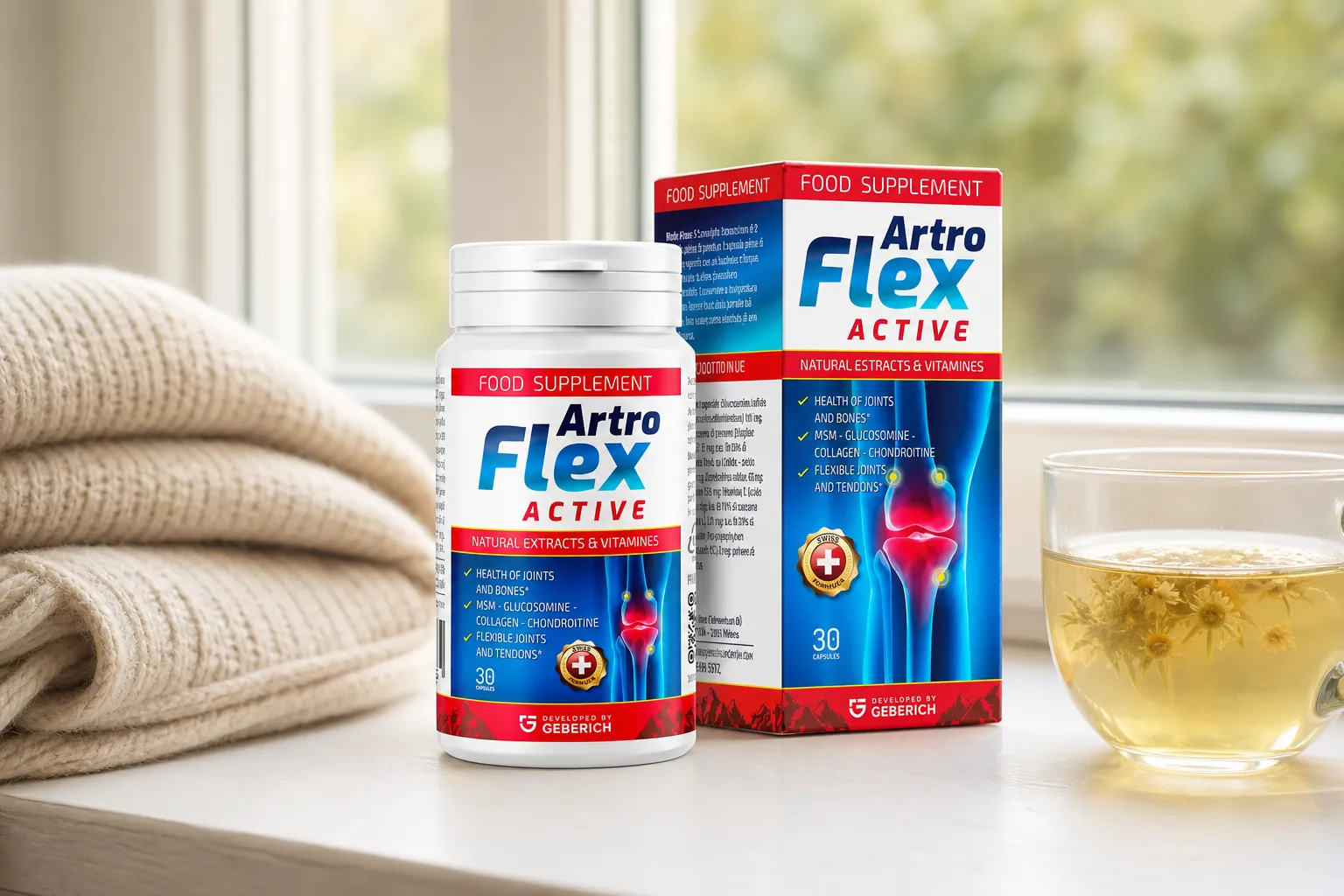 ArtroFlex Active — el envase en el día a día