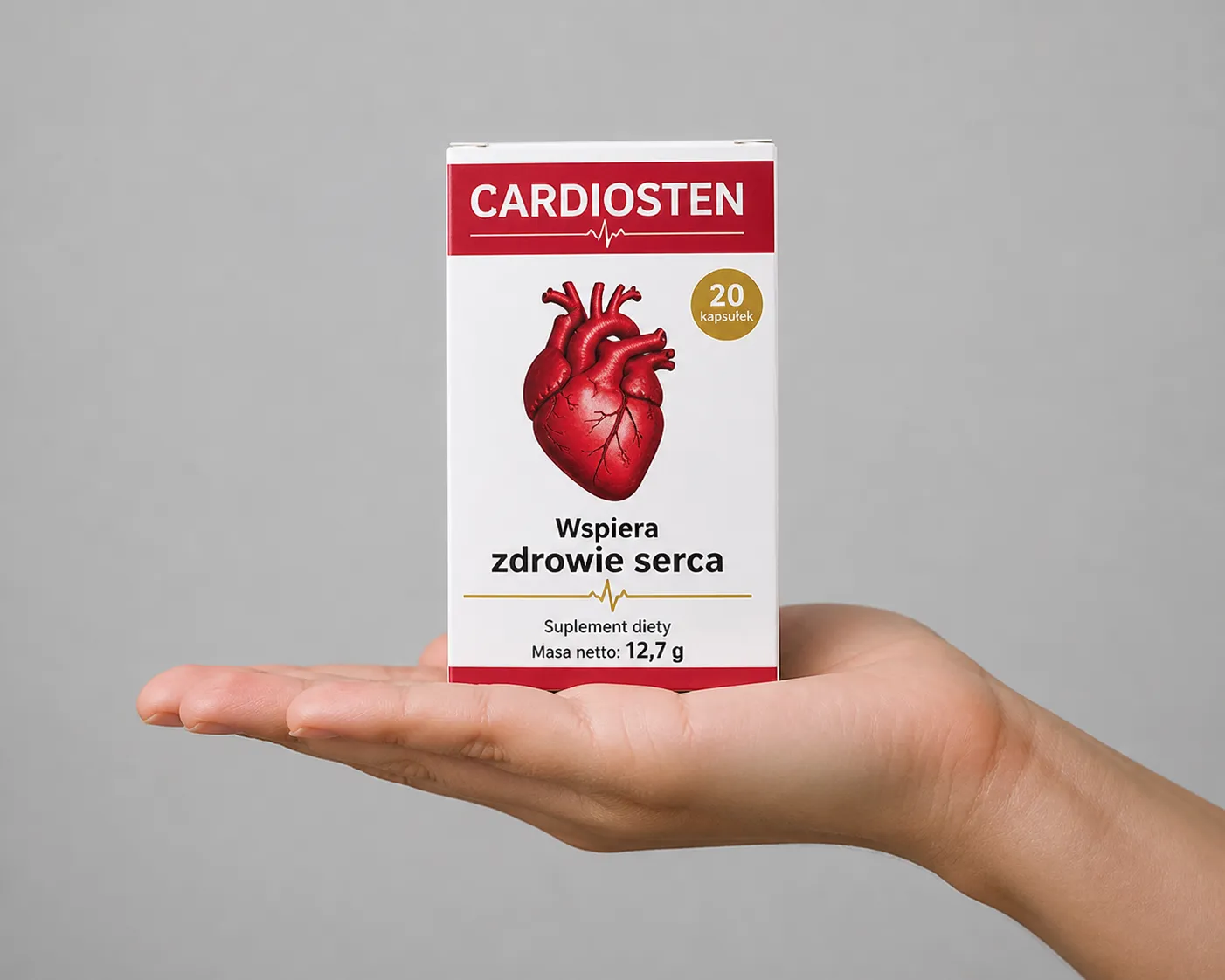 GlucoZen — el envase en la mano