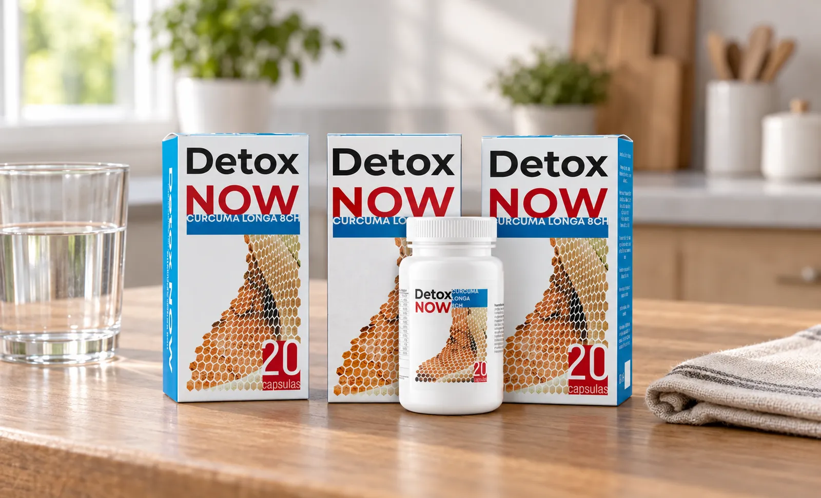 Detox Now — el envase en el día a día