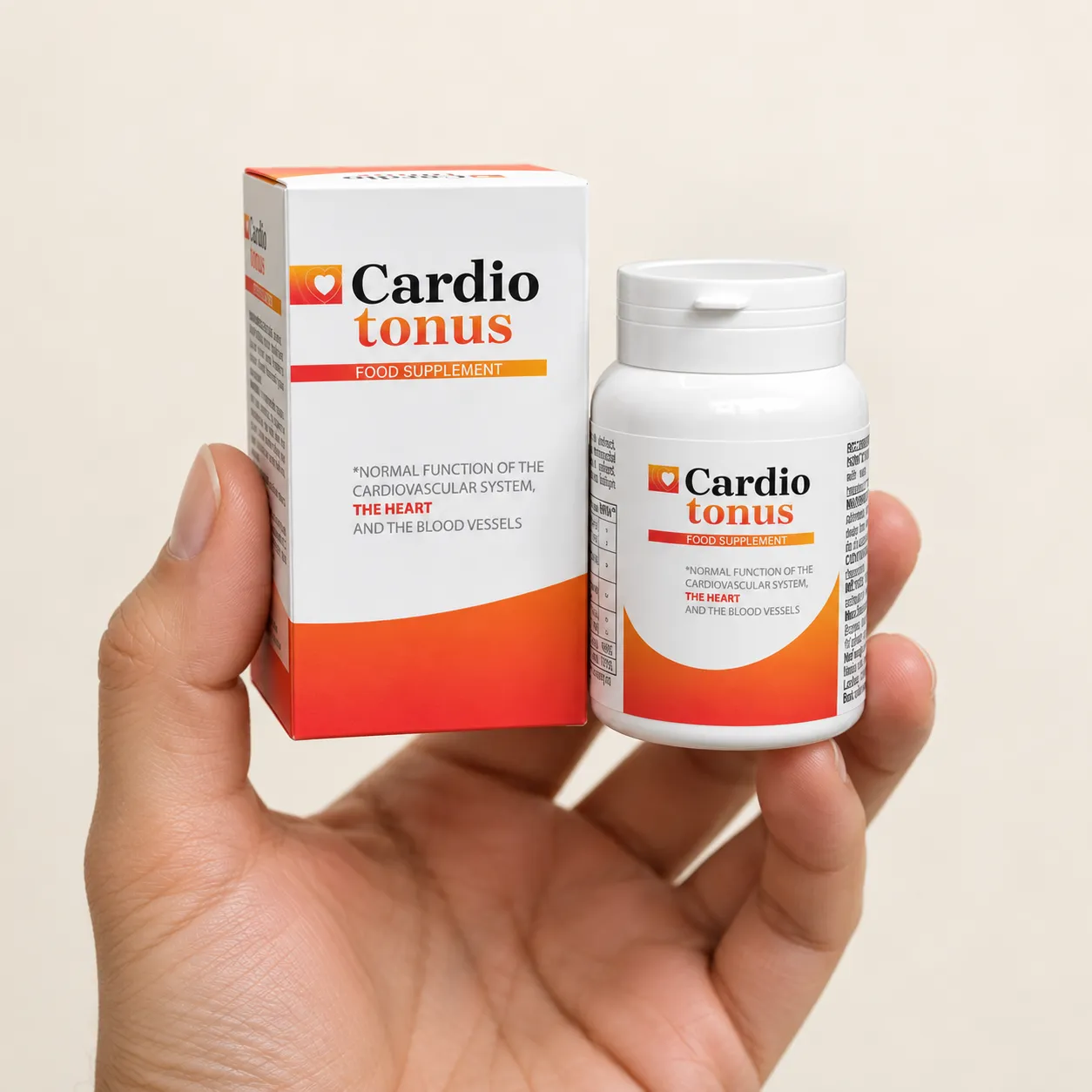 Cardiotonus — el envase en la mano