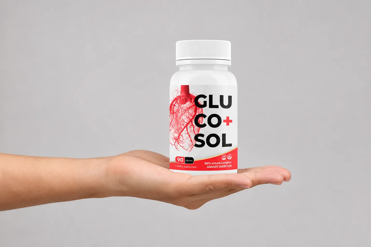 Glucosol Full price + — el envase en la mano