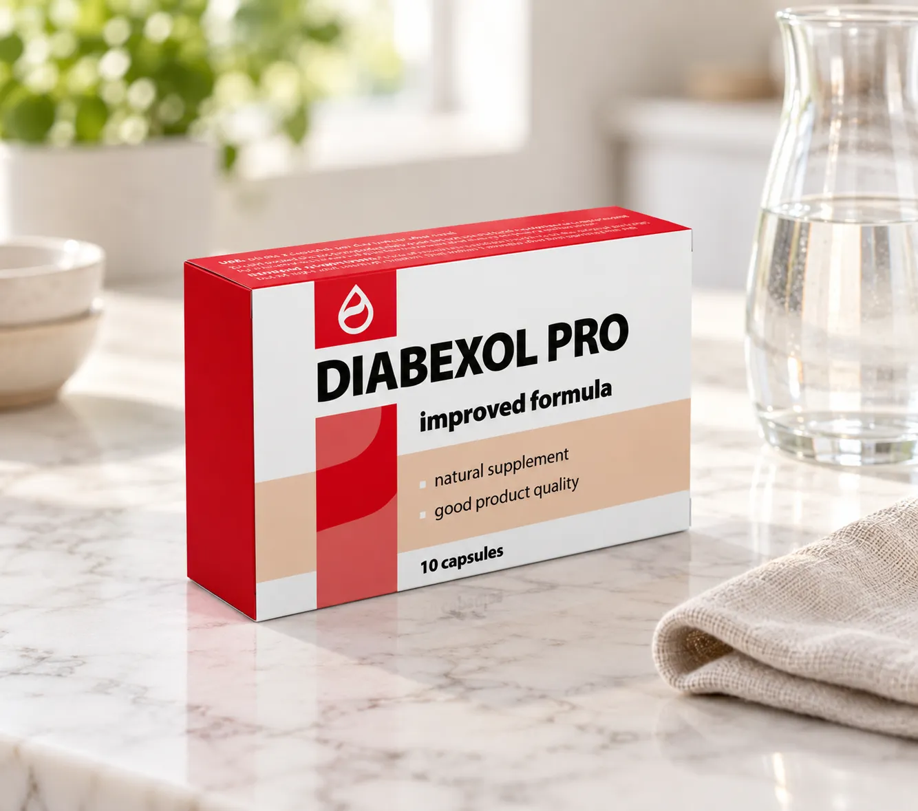 Diabexol Pro — el envase en el día a día
