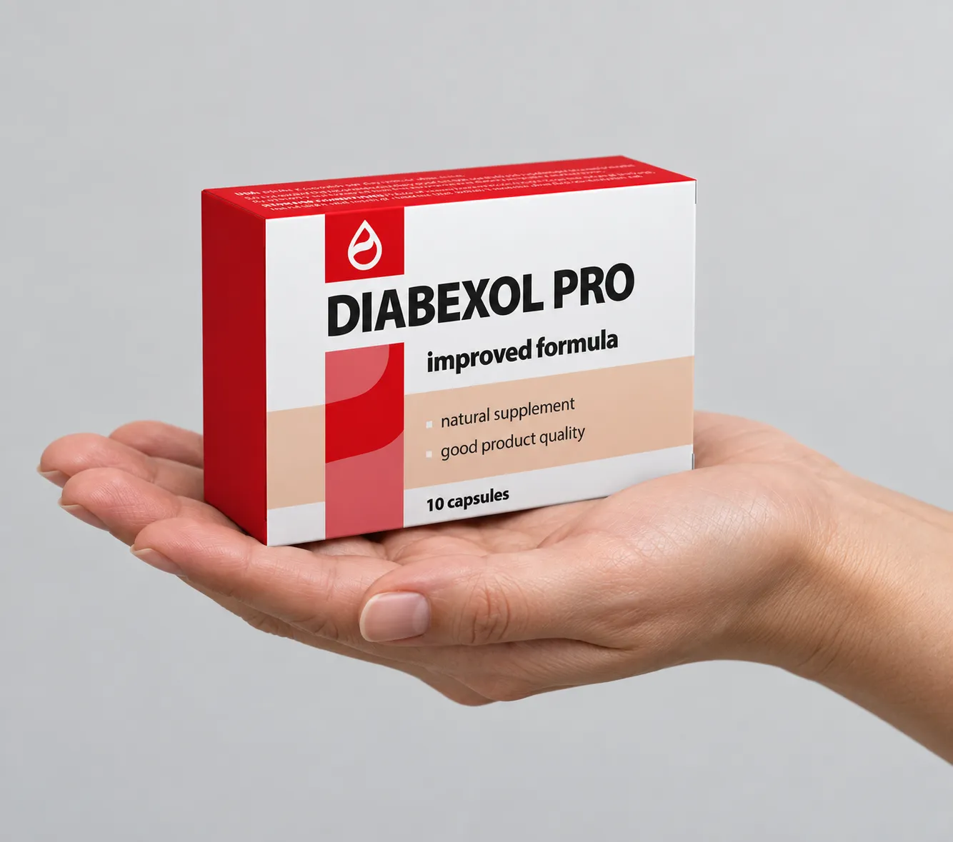 Diabexol Pro — el envase en la mano