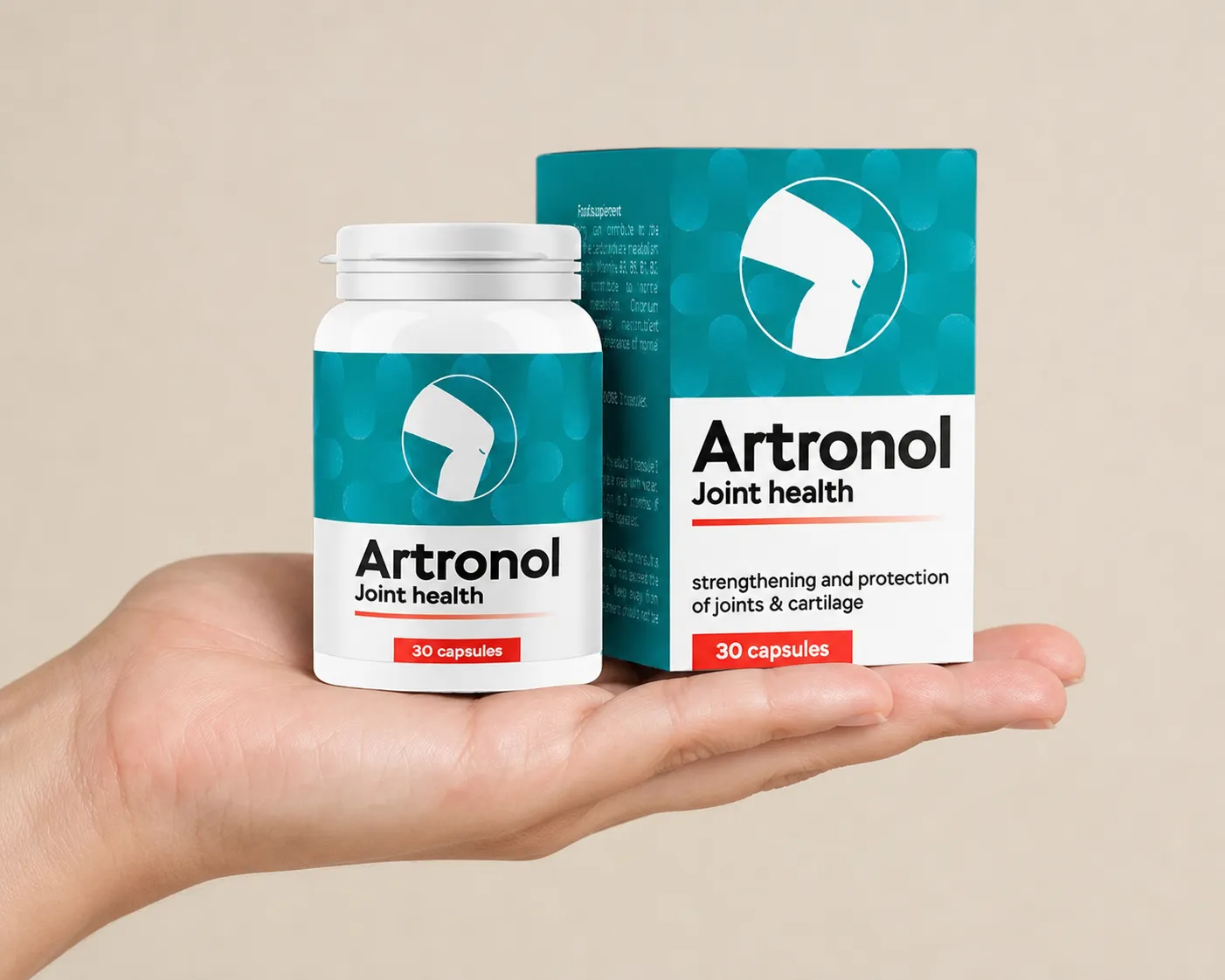 Artronol — el envase en la mano