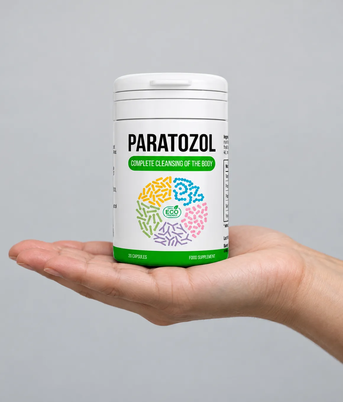 Paratozol — el envase en la mano