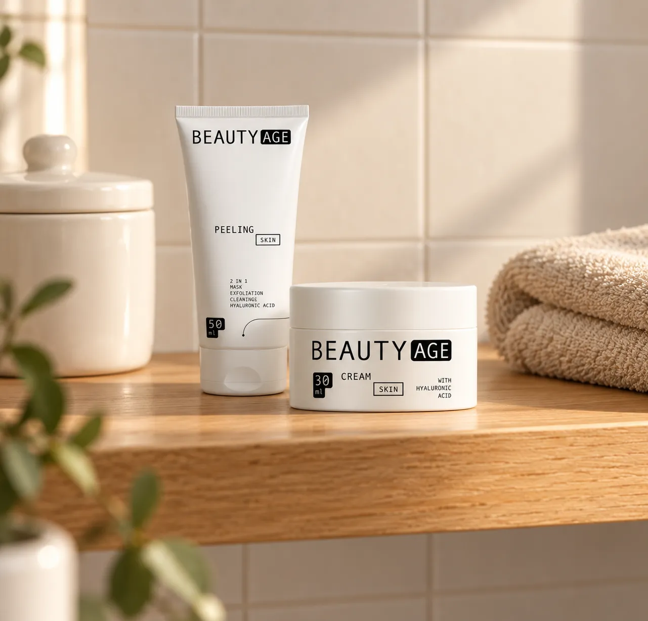 BEAUTY AGE COMPLEX — el envase en el día a día