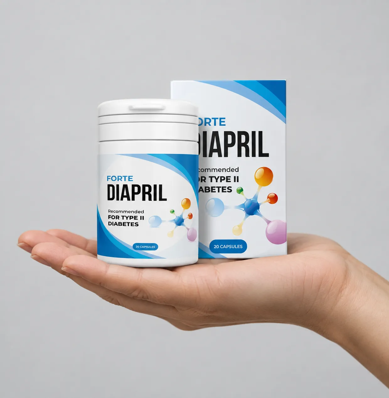 Diapril — el envase en la mano