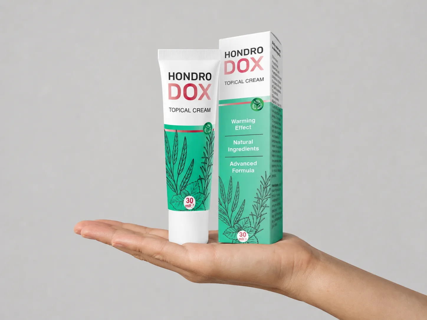 Hondrodox — el envase en la mano