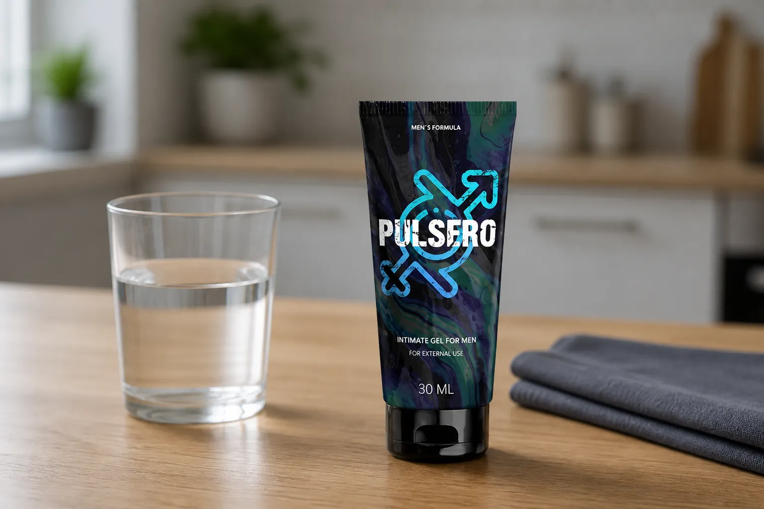 Pulsero gel — el envase en el día a día
