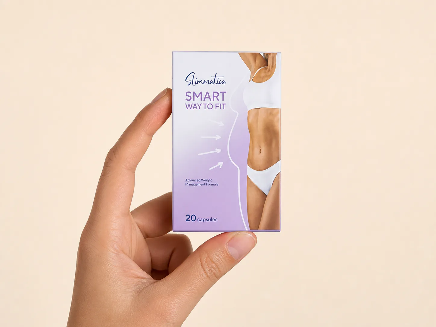 Slimmatica — el envase en la mano