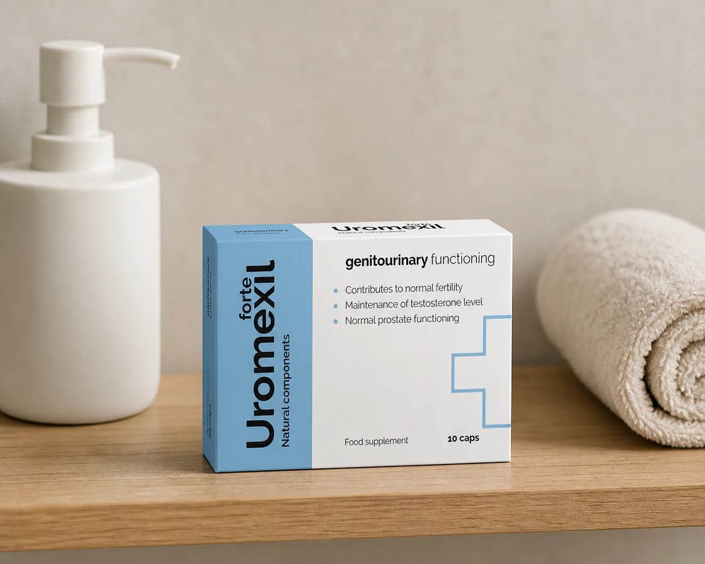 Uromexil Forte — el envase en el día a día
