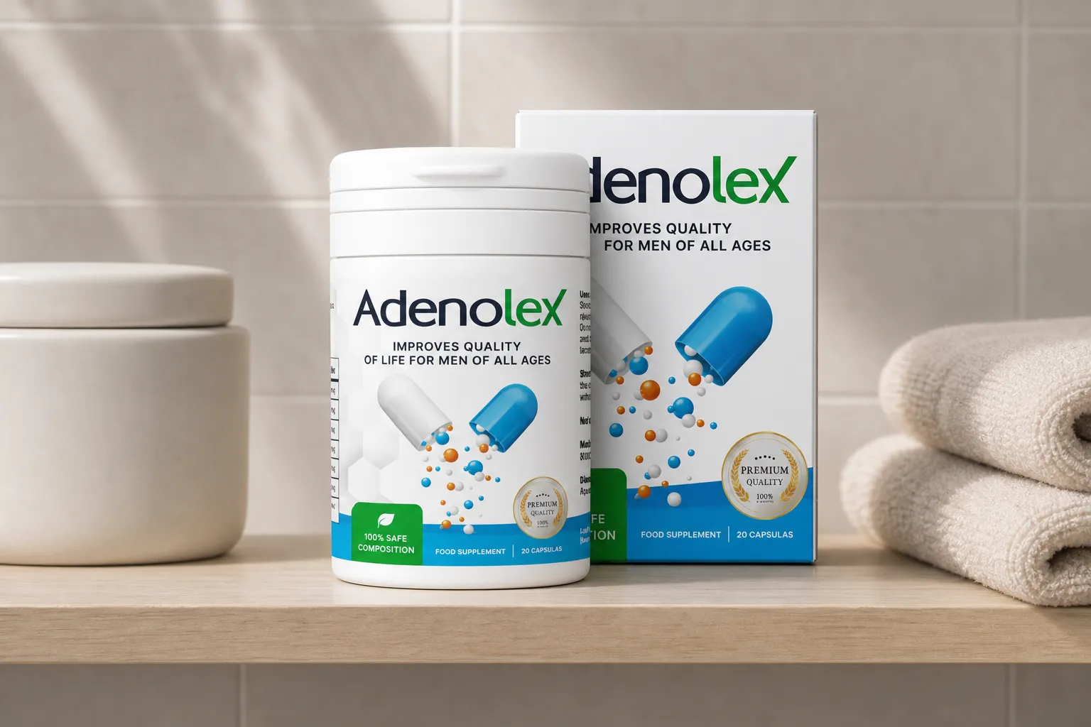 Adenolex — el envase en el día a día