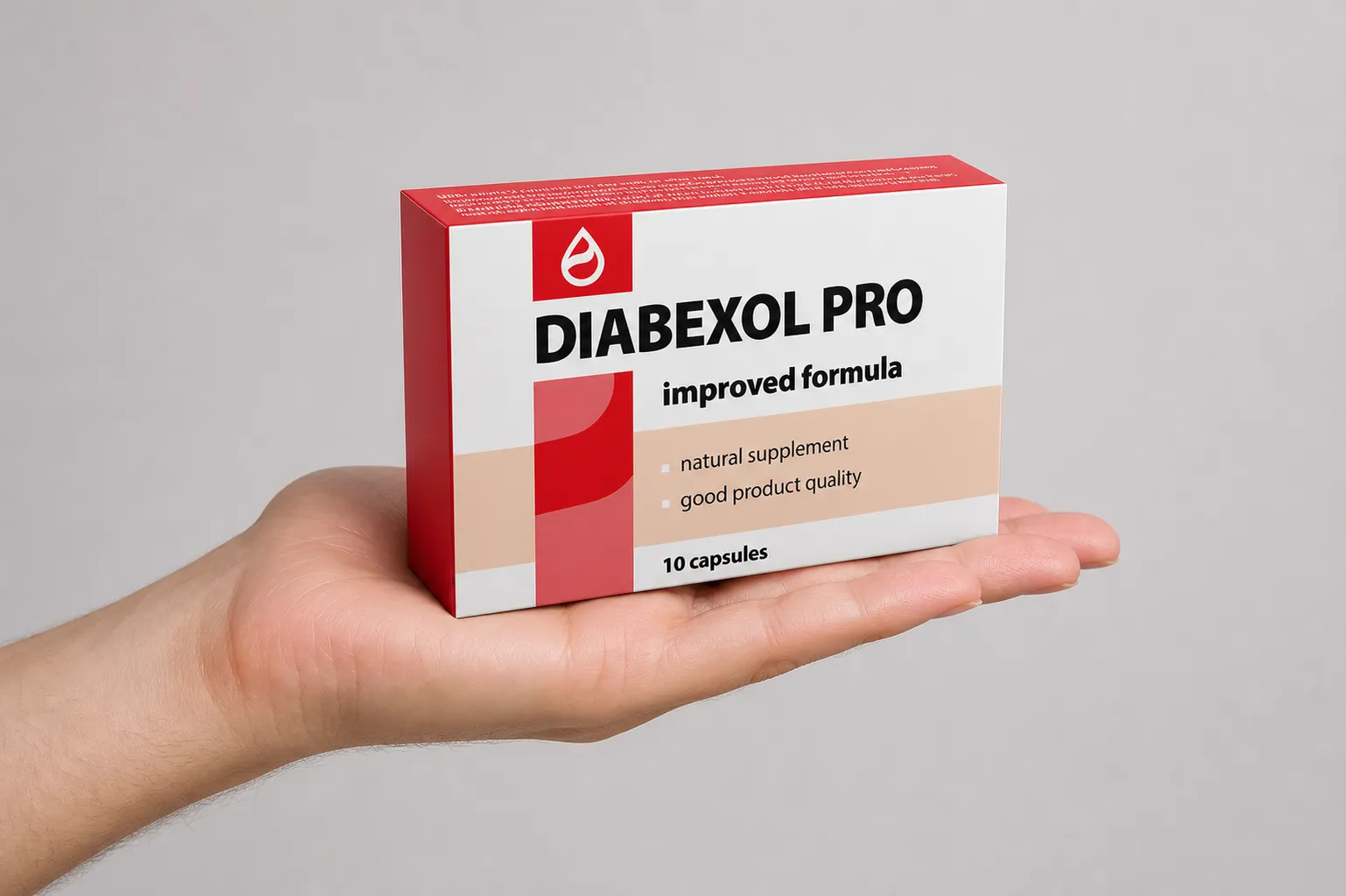 Diabexol Pro — el envase en la mano