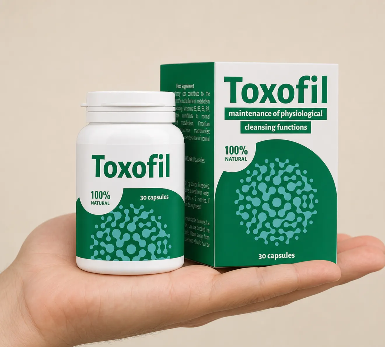 Toxofil ЖКТ — el envase en la mano