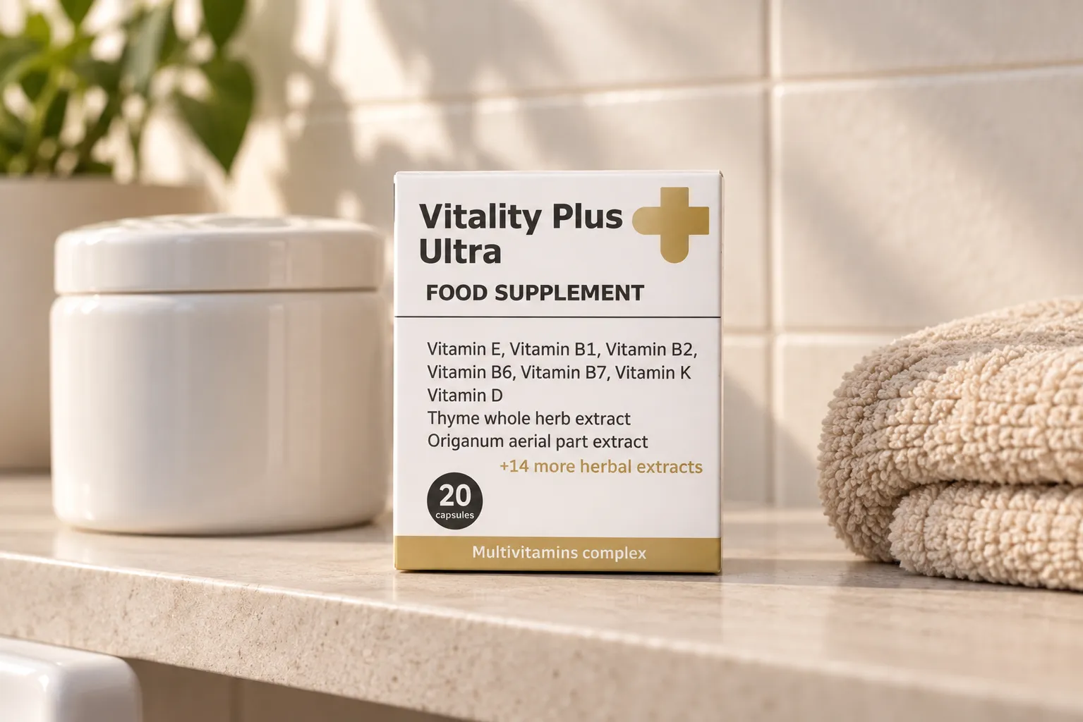 Vitality Plus Ultra — el envase en el día a día