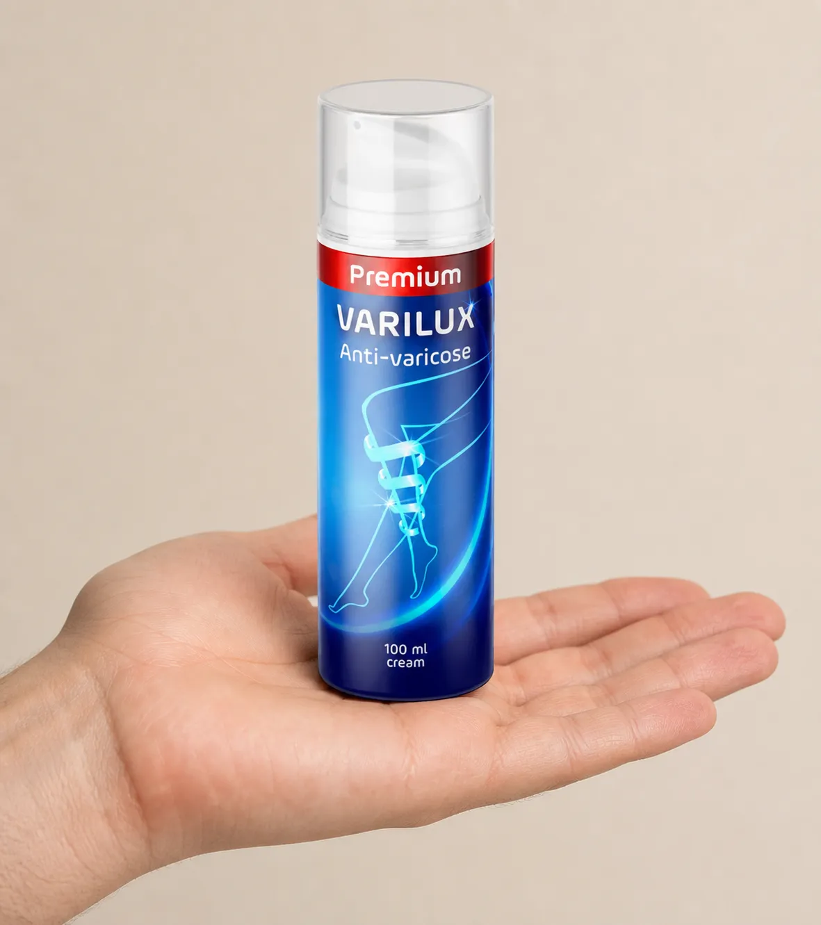 VARILUX — el envase en la mano